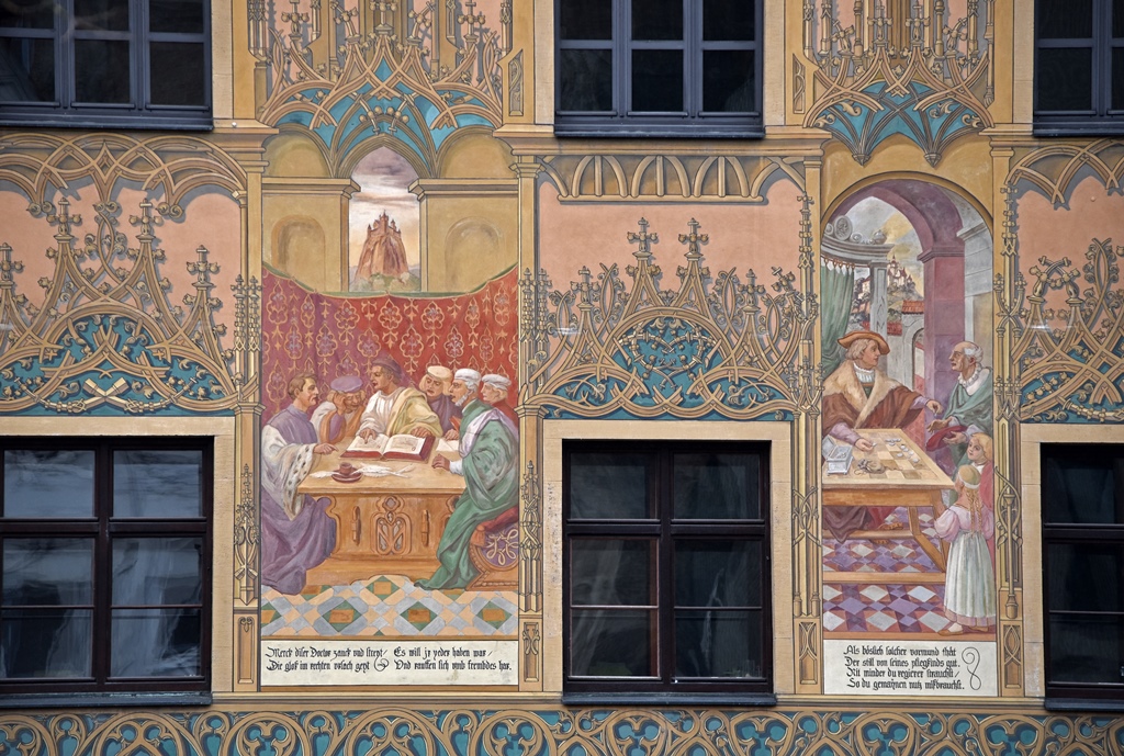 Paintings on Ulmer Rathaus